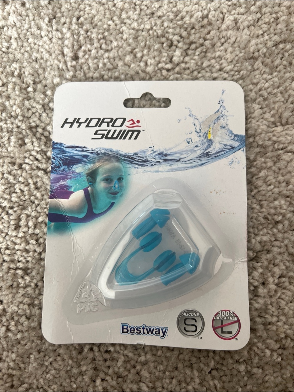 Bestway Hydro-Swim Nose Clip & Ear Plugs Set Blue New